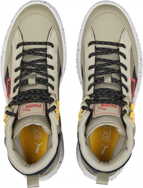 Кроссовки Puma KARMEN MID OPEN ROAD 38585802 р.37,5 черно-серо-белый