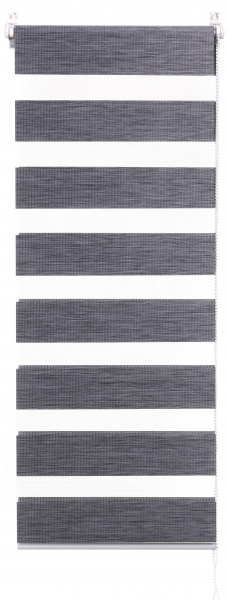 Ролета день-ночь Bella Vita с жилкой MA-11 75x160 см черная 