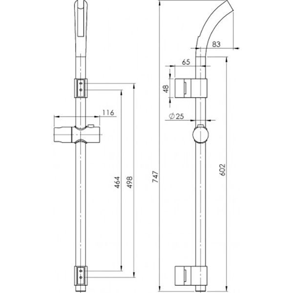 Душевая система Rubineta Amadeo 624027 