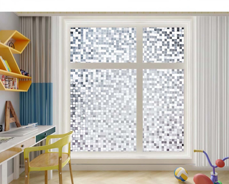 Пленка витражная статическая Bella Vita TM151-001 прозрачная 0,7x3 м