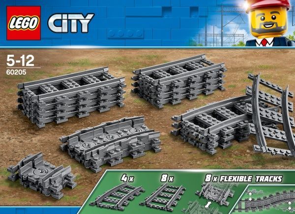 Конструктор LEGO City Рельсы 60205