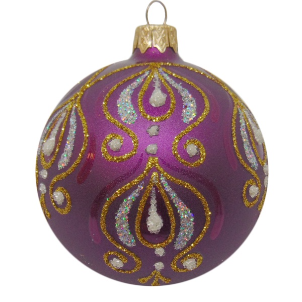 Куля новорічна d80 бутон 9794/АХ12 0520 