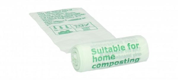 Мішки для побутового сміття Paclan For Nature Bio стандартні 12 л 15 шт.