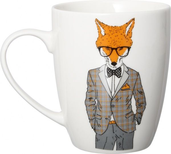 Чашка Модные звери Мистер Лис 360 мл 21-272-072 Keramia