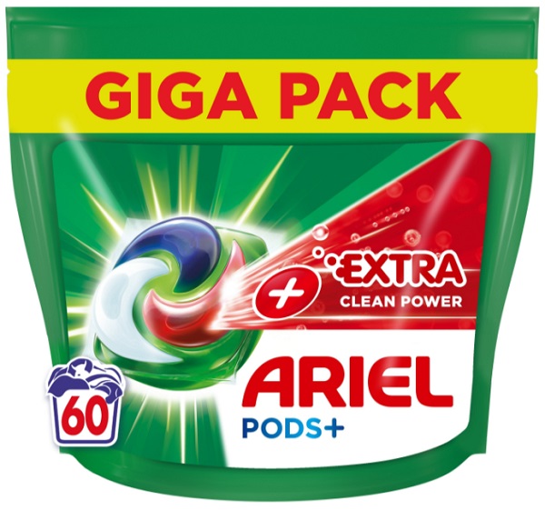 Капсулы для машинной стирки Ariel PODS + Сила Экстраочистка 60 шт.