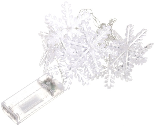 Електрогірлянда Сніжинки Aх3204570 світлодіодна (LED) 10 ламп 1,8 м 