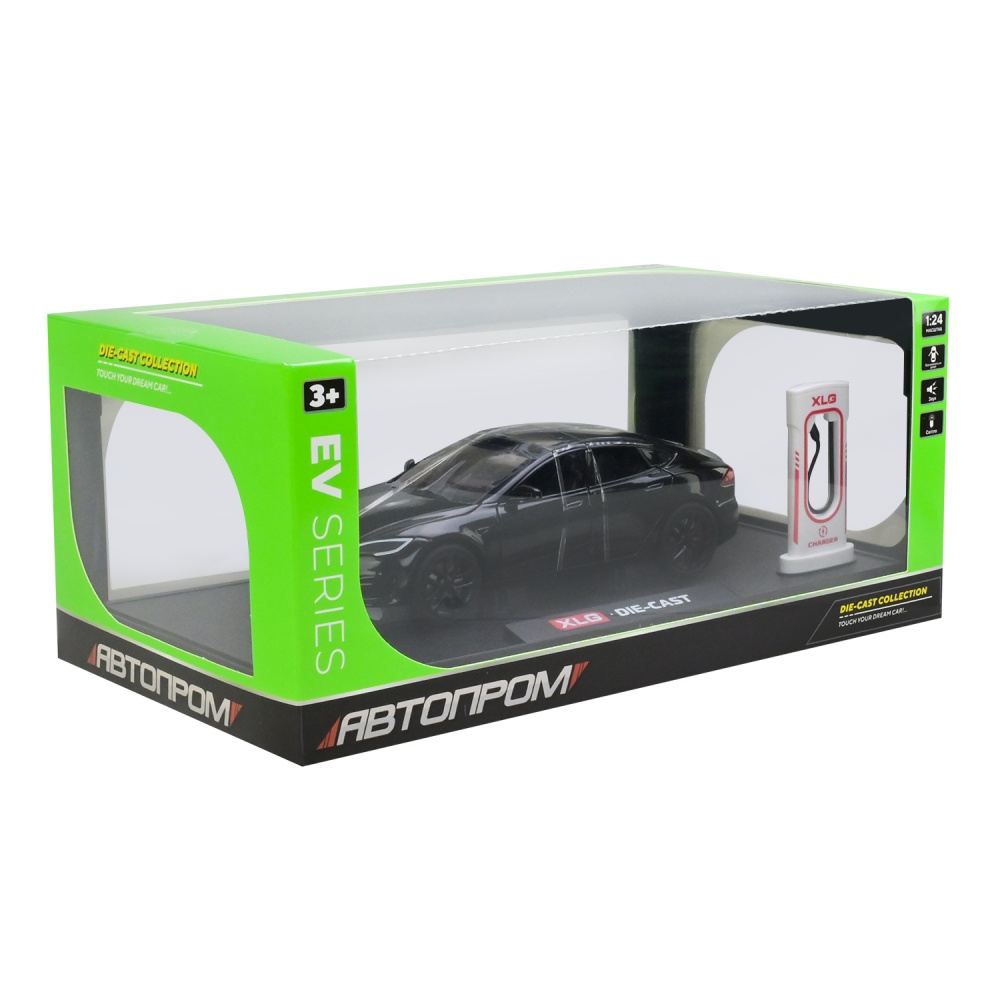 Автомобіль Автопром 1:24 із зарядною станцією AP7713