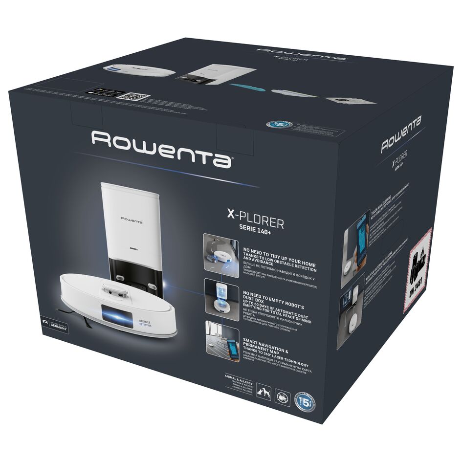 Робот-пылесос Rowenta X-PLORER Serie 140+ RR9197WH white