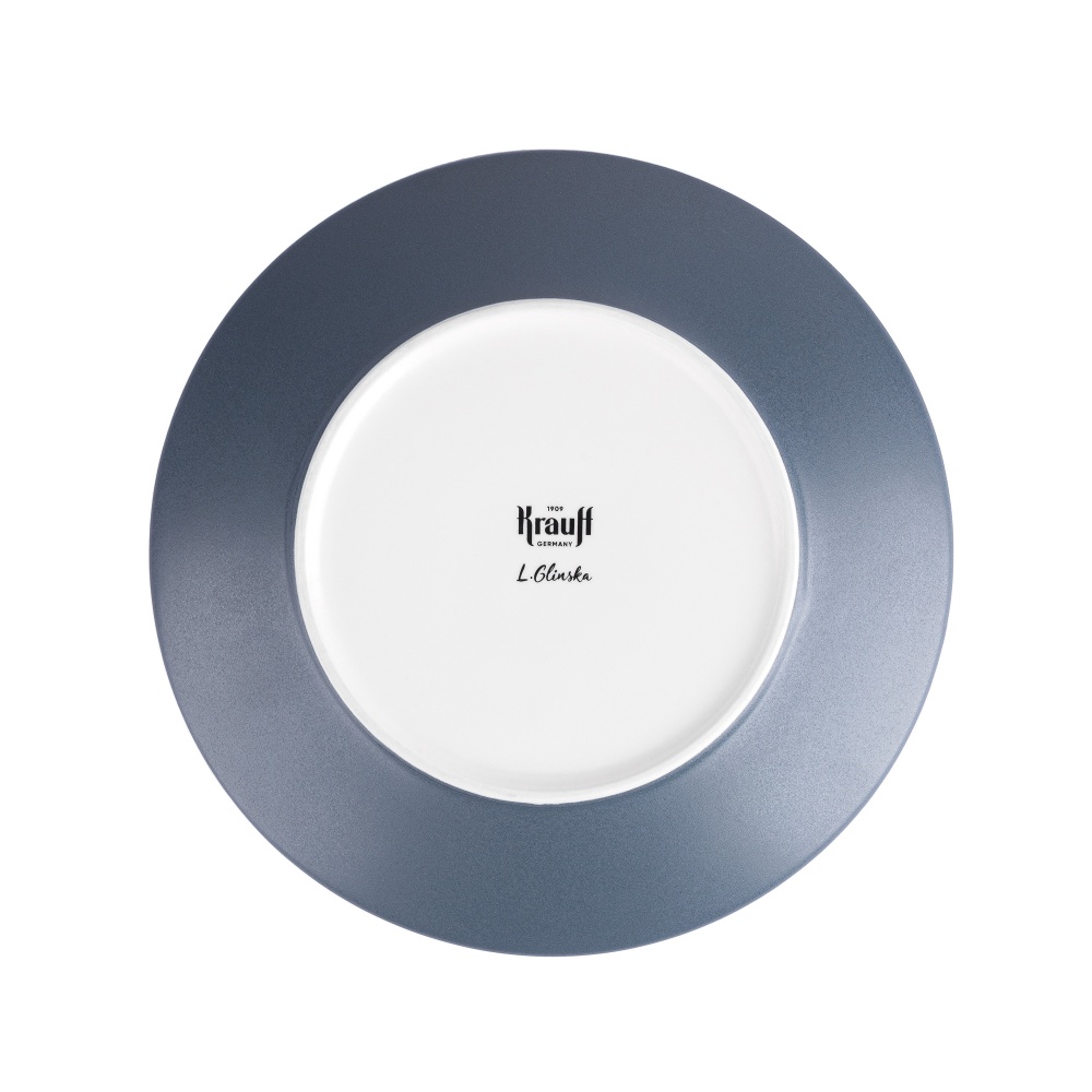 Тарілка обідня Krauff Hattu Gray 21,5 см 24-320-045