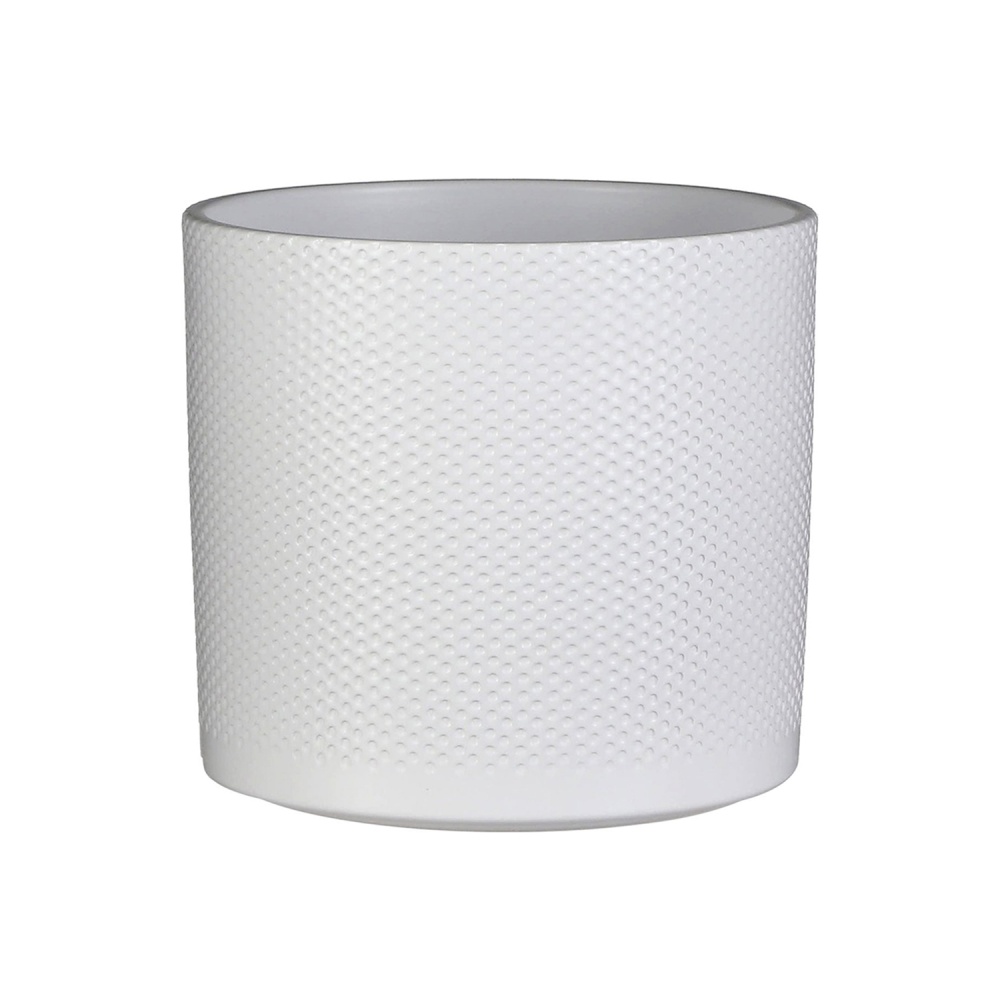 Вазон кераміка Era pot round 17,5х14,5 см круглий білий Edelman (1051624)