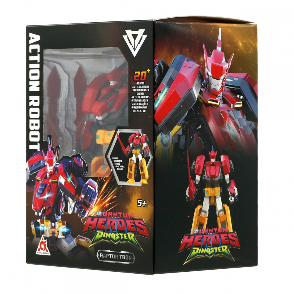 Фігурка DINOSTER Раптор Трон 12,7 см з аксесуарами EU580872