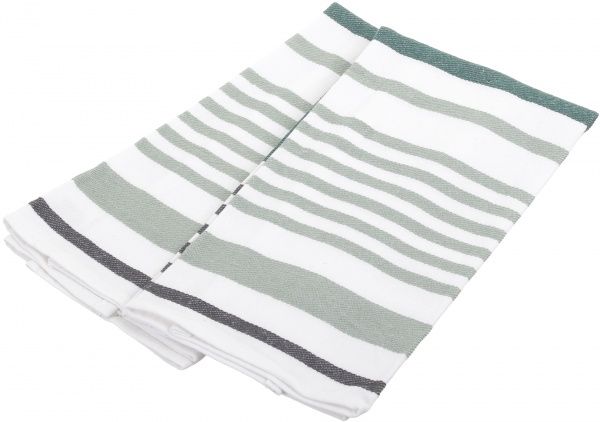 Набір рушників Stripes 40x60 см UP! (Underprice) зелений/клітчастий 