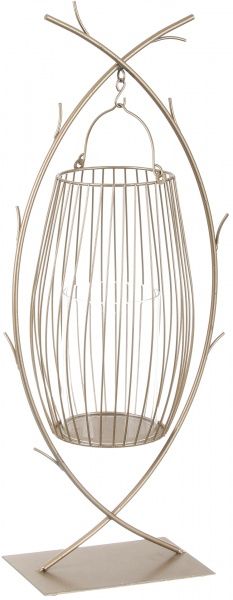 Подсвечник Клетка 24х16х52 см