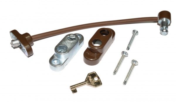 Обмежувач відкриття металевий Penkid Safety Lock коричневий