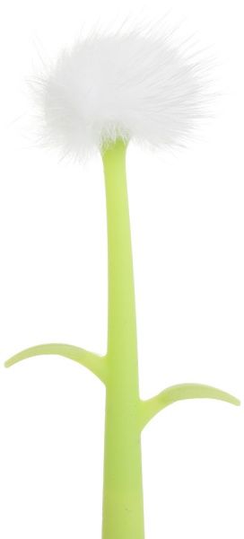 Ручка гелевая Одуванчик белый 