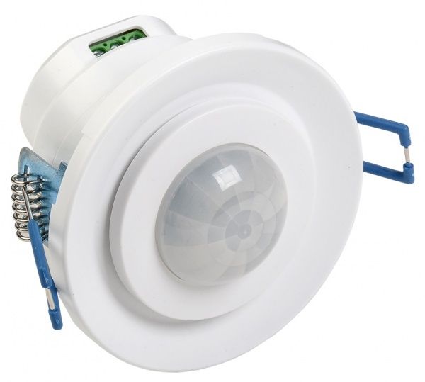 Датчик руху IEK ДД 401 360° 8м 800W IP20 білий LDD11-401-800-001