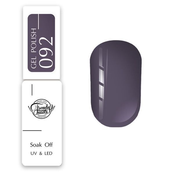 Гель-лак для ногтей Trendy nails Классическая палитра 092 8 мл 