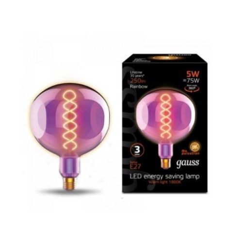 Лампа світлодіодна Gauss Filament A60 20 Вт E27 4100 К 220 В прозора 102902220 