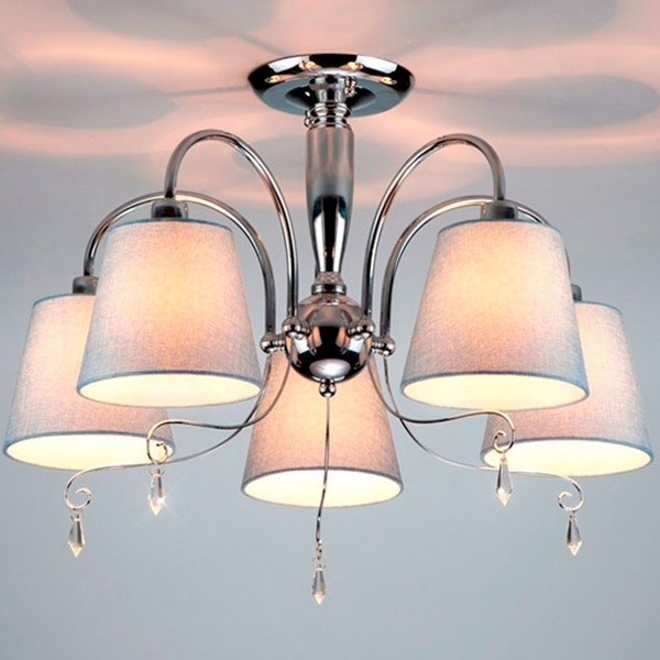 Люстра потолочная Strotskis Dalila 70096/5 5x40 Вт E14 хром 