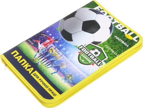 Папка для труда А4 на молнии ПР-01 Апельсин