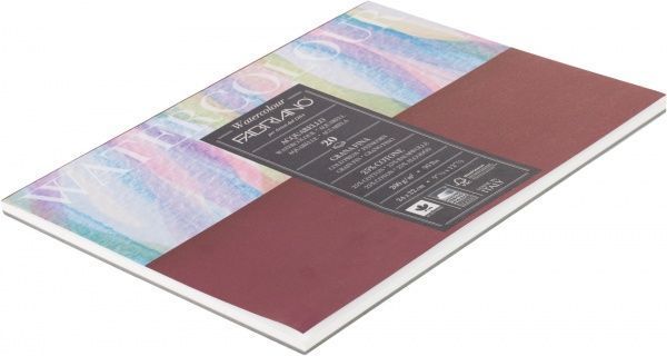 Склейка-блок для акварелі Watercolor  A4 24x32 см 200 г/м² 20 сторінок Fabriano