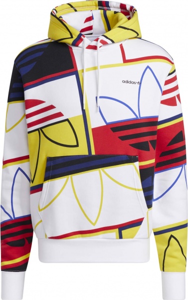 Джемпер Adidas AOP LOGO PLAY H H31319 р. L білий