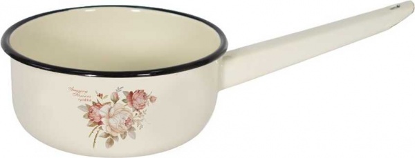 Ковш эмалированный 1,5 л Роза Idilia