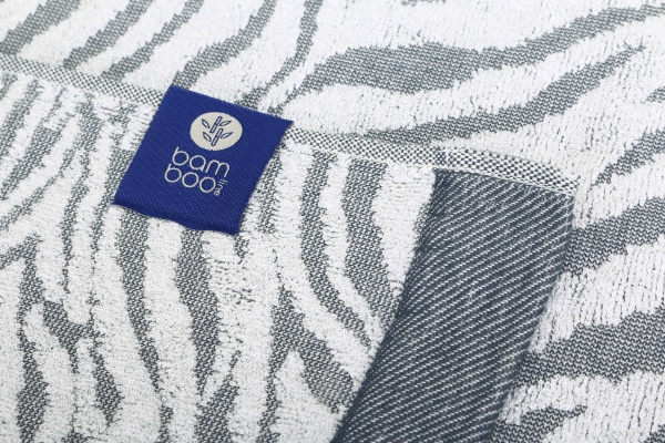 Полотенце махровое Zebra 70x140 см серый Texpol 