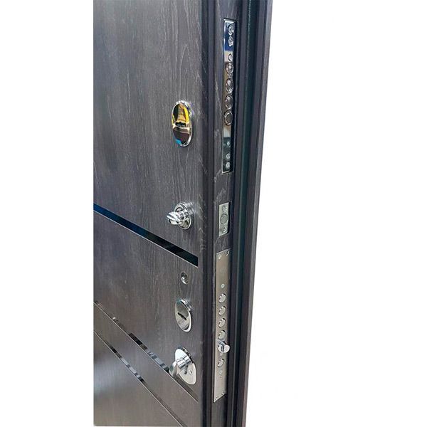 Дверь входная Булат Секьюрити 517 дуб немо карбон 2050x850 мм правая