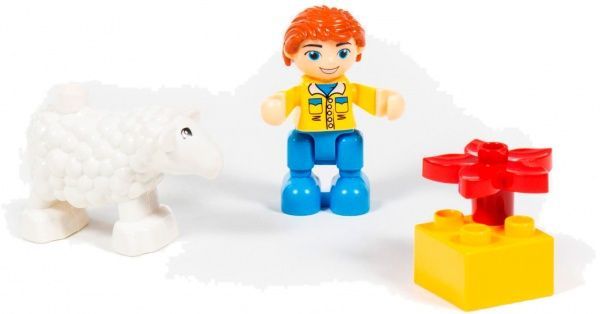 Конструктор строительный Полесье Макси - Мини-Ферма 77660