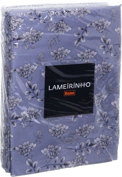 Комплект постельного белья Smoky 2 темно-серый с белым Lameirinho 