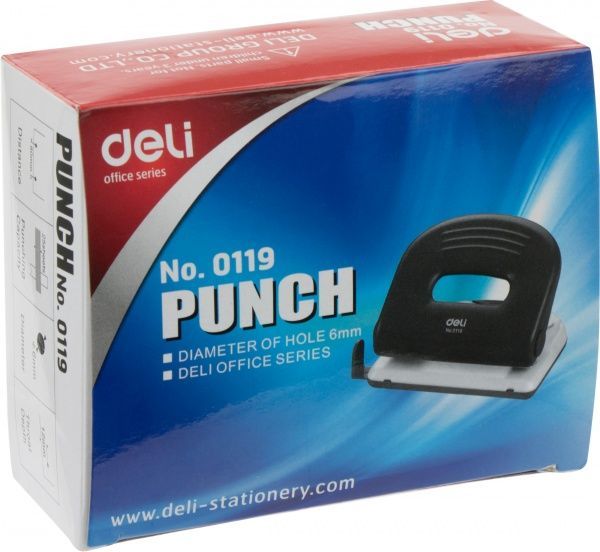Дырокол 25 листов 0119 Deli