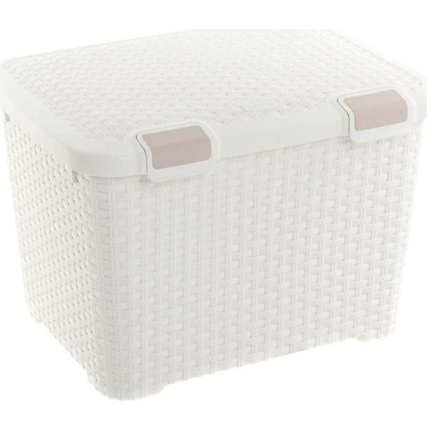 Кошик пластиковий Curver 210281 з кришкою Style 330x400x500 мм