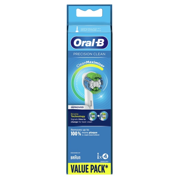 Насадки для электрической зубной щетки Oral-B Precision Clean 4 шт./уп.