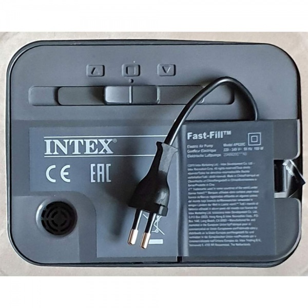 Кровать надувная Intex 64428 203х152 см бежевый