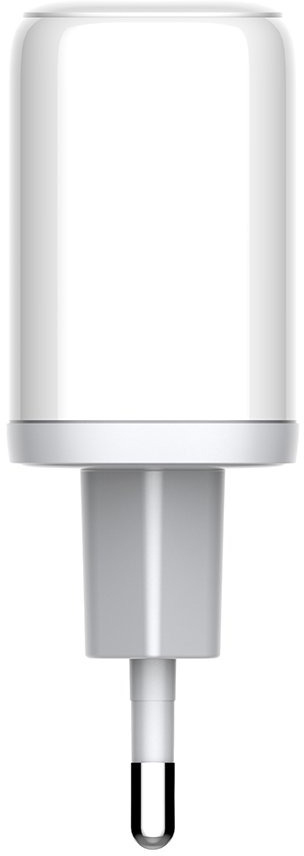 Мережевий зарядний пристрій ColorWay Power Delivery Port PPS USB (Type-C PD + USB QC3.0) (45W) білий CW-CHS042PD-WT