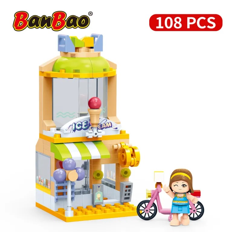 Конструктор BanBao Будинок морозива Mini High-Street Series ET807