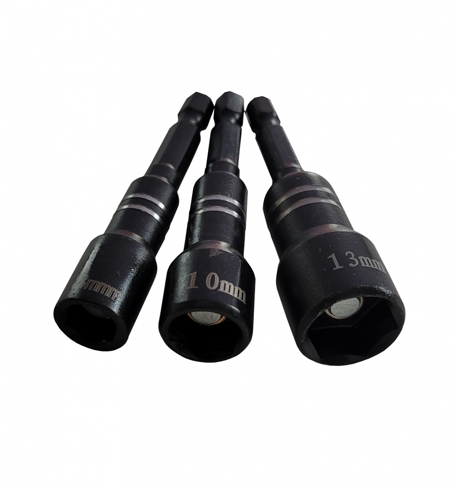 Набор насадок A.T.T. с магнитом 8, 10, 13 мм 3 шт.