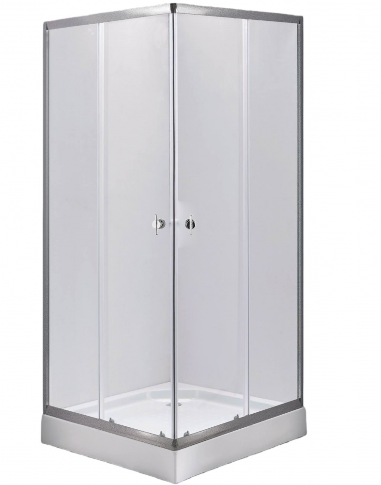 Душова кабіна UP! (Underprice) 90х90х194, скло прозоре 4мм, проф. хром алюм