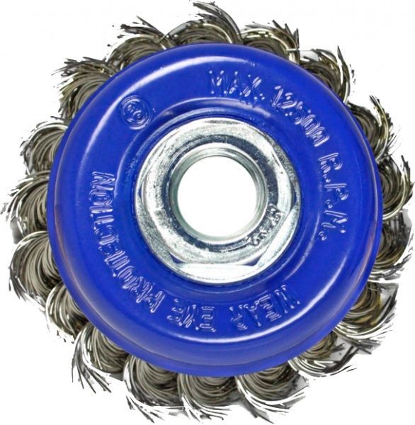 Щітка-шкребок чашкова конусна S&R плетений дріт 75мм 136256075