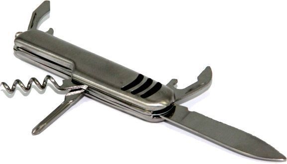 Фляга в чохлі з чаркою і складаним ножем PT-9-A