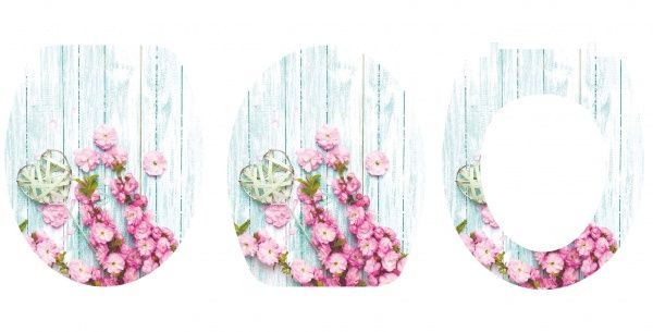 Сидіння для унітаза Rapal Provence 173 3D-дизайн дюропласт