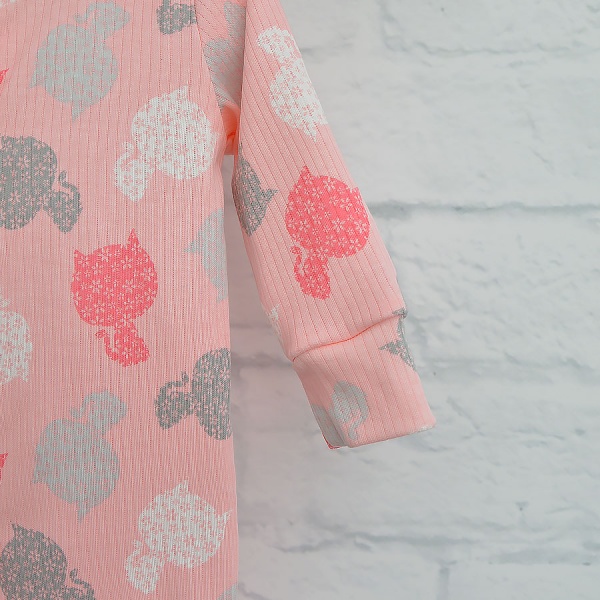 Чоловічок для дівчинки Blanka Котики р.62 рожевий 110249 