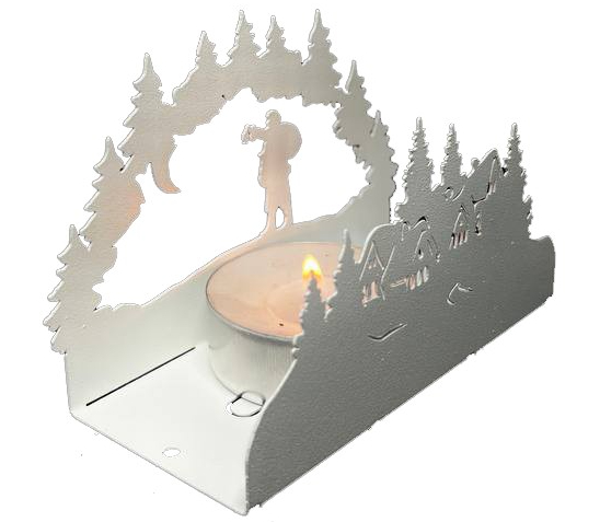 Декорация новогодняя подсвечник Ночь перед Рождеством