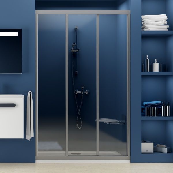 Душевые двери ASDP3-100 (Grape) white 00VA0102ZG