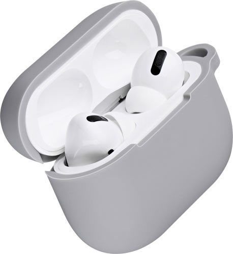 Чохол для навушників 2E для Apple AirPods Pro Pure Color Silicone (2.5mm) grey (2E-PODSPR-IBPCS-2.5-GR) 