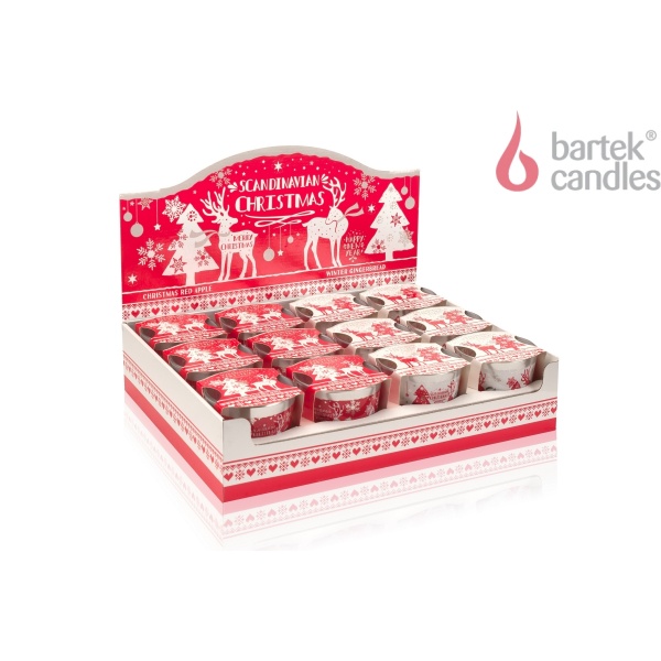 Свічка Скандинавія (скло 115 г) Bartek Candles