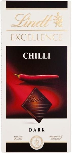 Шоколад Excellence Chilli гіркий з екстрактом перцю чилі 100 г