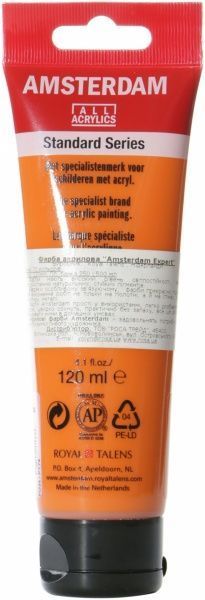 Краска акриловая № 311 Киновар 120 мл Amsterdam Standart Royal Talens