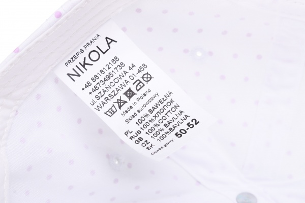 Кепка для дівчаток Pampona 21 L 10 р.50 фіолетовий 